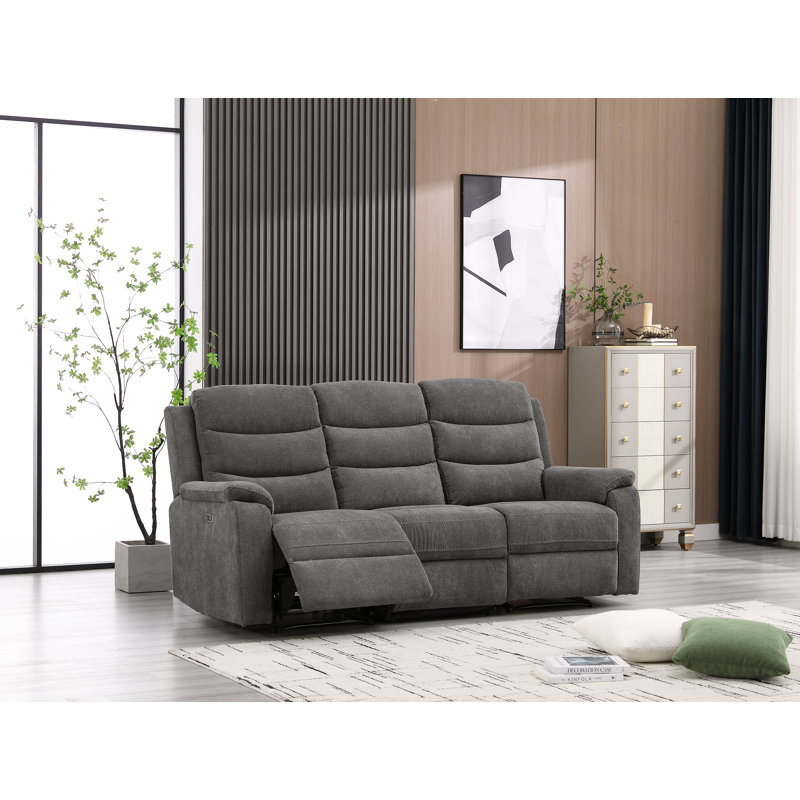 Hokku Designs Nihar 82.1'' Modern Power Reclining Sofa,Type
